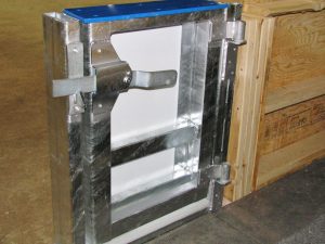 Door and pre-installed frame for existing boards LS-126